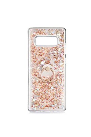 Samsung Galaxy Note 8 Uyumlu Kılıf Milce Kapak Gold