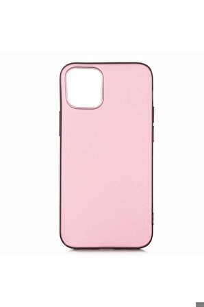 Apple iPhone 12 Pro Uyumlu Kılıf Premier Silikon Kapak Rose Gold