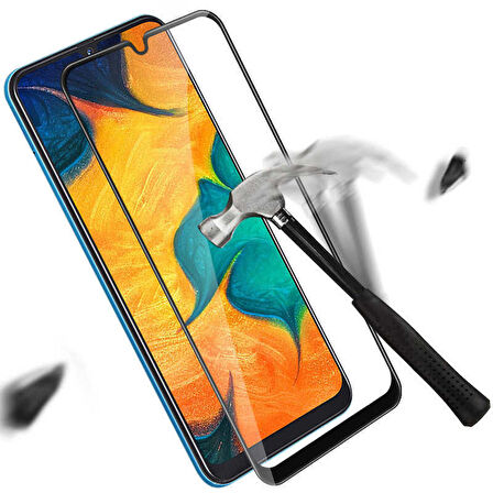 Realme C11 Uyumlu Kenarları Kırılmaya Dayanıklı Cam Ekran Koruyucu