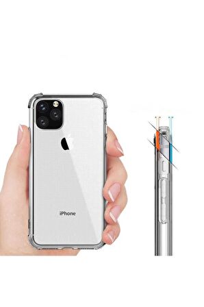 Apple iPhone 12 Uyumlu Kılıf Nitro Anti Shock Silikon