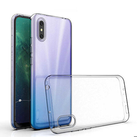 Xiaomi Redmi 9A Uyumlu Kılıf Süper Silikon Kapak