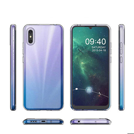 Xiaomi Redmi 9A Uyumlu Kılıf Süper Silikon Kapak