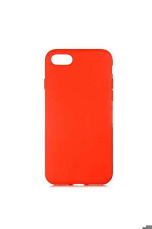 Apple iPhone 8 Uyumlu Kılıf LSR Lansman Kapak Turuncu