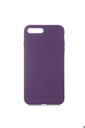 Apple iPhone 7 Plus Uyumlu Kılıf LSR Lansman Kapak Derin Mor