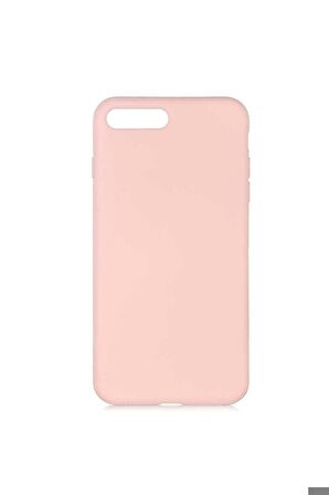 Apple iPhone 8 Plus Uyumlu Kılıf LSR Lansman Kapak Pembe Açık