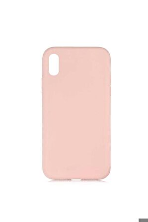 Apple iPhone XS Uyumlu Kılıf LSR Lansman Kapak Pembe Açık