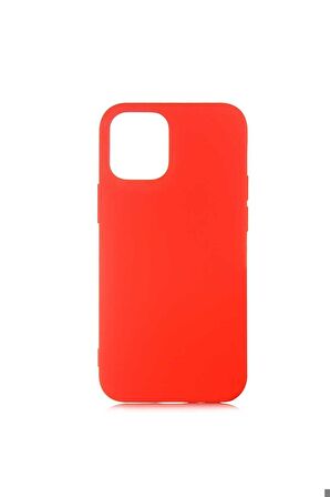 Apple iPhone 12 Pro Uyumlu Kılıf LSR Lansman Kapak Kırmızı