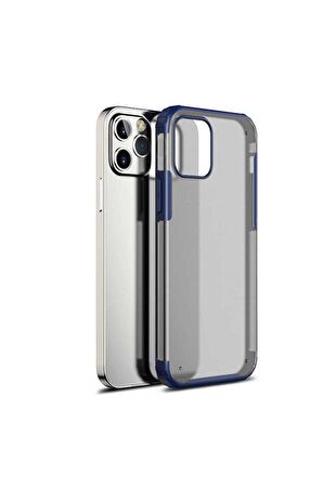Apple iPhone 12 Pro Uyumlu Kılıf Volks Kapak Lacivert