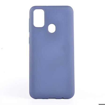 Samsung Galaxy M21 Uyumlu Kılıf Premier Silikon Kapak Lacivert