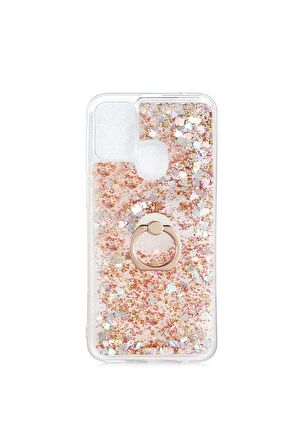 Samsung Galaxy M21 Uyumlu Kılıf Milce Kapak Gold