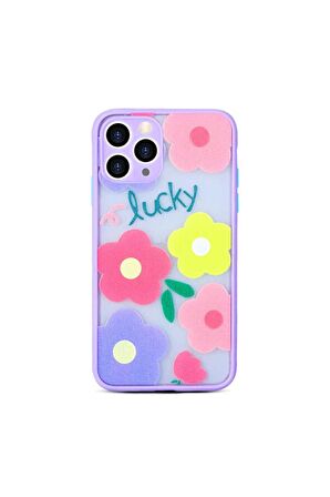 Apple iPhone 11 Pro Uyumlu Kılıf Fily Kapak Lila