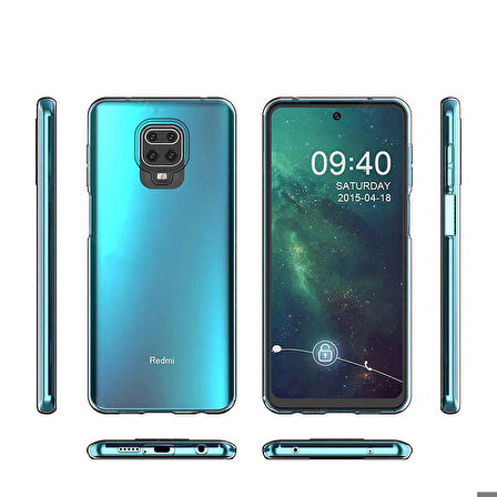 Xiaomi Redmi Note 9 Pro Uyumlu Kılıf Süper Silikon Kapak