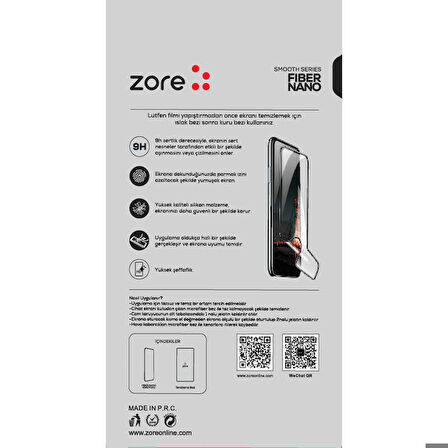 Xiaomi Redmi Note 9 Pro Uyumlu Fiber Nano Ekran Koruyucu