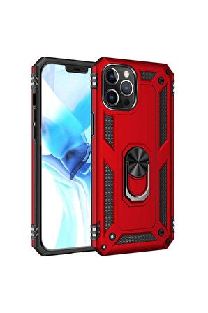 Apple iPhone 12 Pro Uyumlu Kılıf Vega Kapak Kırmızı
