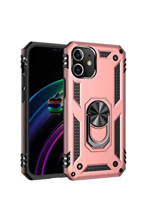 Apple iPhone 12 Uyumlu Kılıf Vega Kapak Rose Gold