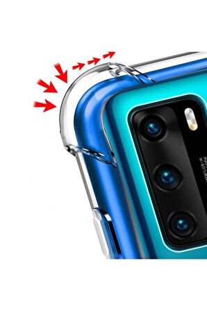 Huawei P40 Uyumlu Kılıf Nitro Anti Shock Silikon