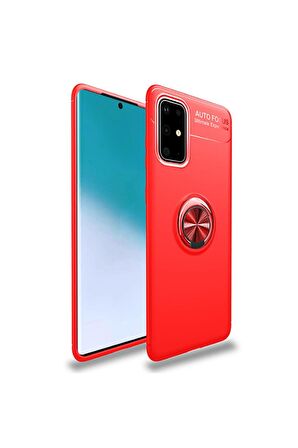 Samsung Galaxy M31S Uyumlu Kılıf Ravel Silikon Kapak Kırmızı