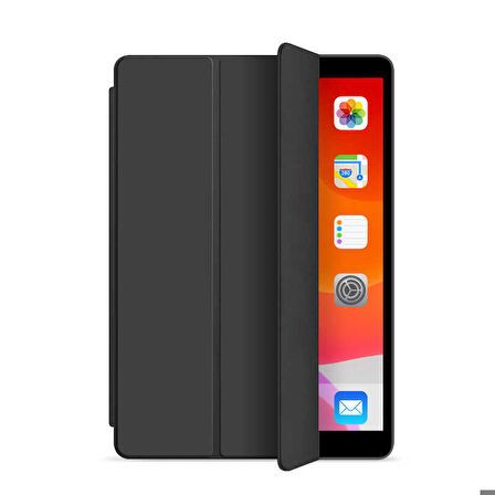 Apple iPad Pro 11 2020 (2.Nesil) Uyumlu Tablet Kılıfı Orjinal Katlanabilir Kılıf Siyah