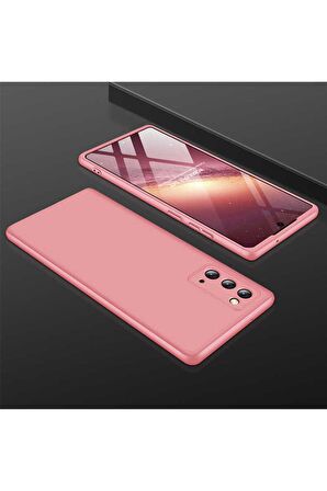 Samsung Galaxy Note 20 Uyumlu Kılıf Ays Kapak Rose Gold