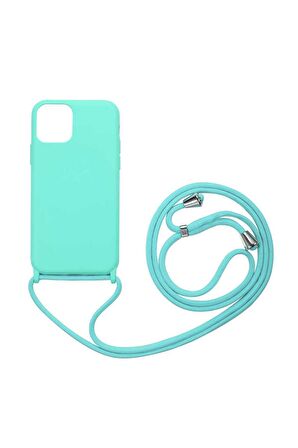 Apple iPhone 12 Uyumlu Kılıf Ropi Kapak Turkuaz