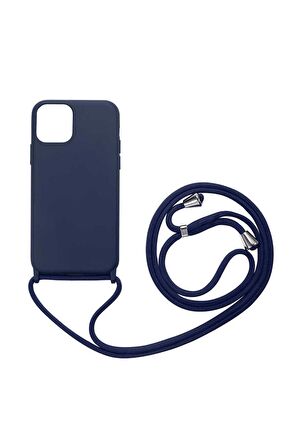 Apple iPhone 12 Uyumlu Kılıf Ropi Kapak Lacivert