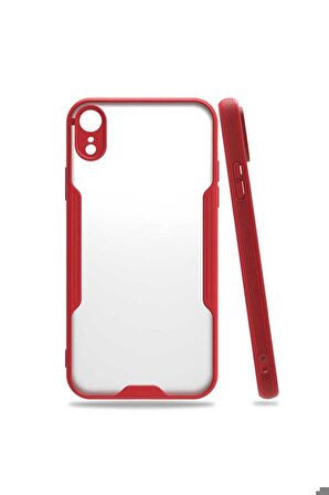 Apple iPhone XR Uyumlu Kılıf Parfe Kapak Kırmızı