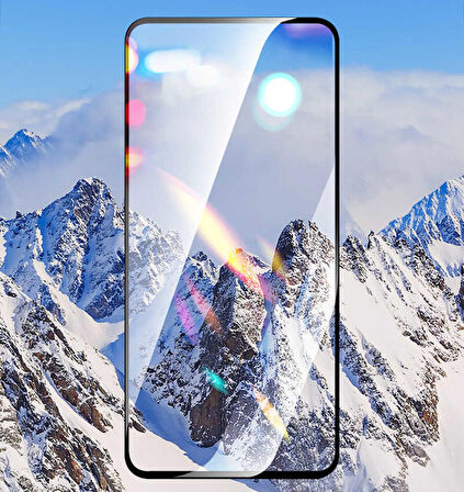 Samsung Galaxy M31S Uyumlu Kenarları Kırılmaya Dayanıklı Cam Ekran Koruyucu
