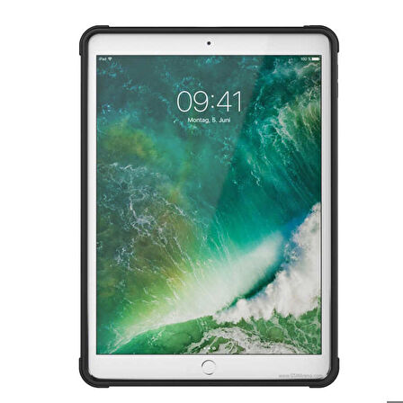 Apple iPad 9.7 2017 (5.Nesil) Uyumlu Tablet Kılıfı Defens Sert PC Standlı Kılıf