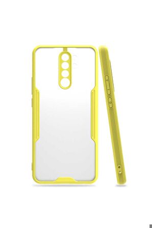 Xiaomi Redmi 9 Uyumlu Kılıf Parfe Kapak Sarı