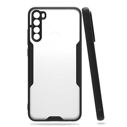 Xiaomi Redmi Note 8 Uyumlu Kılıf Parfe Kapak Siyah