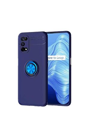 Realme 7 Pro Uyumlu Kılıf Ravel Silikon Kapak Mavi