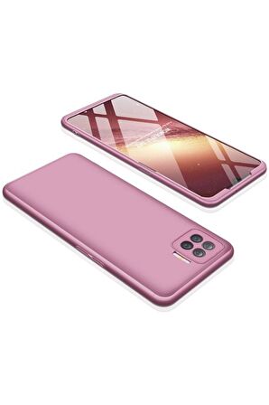 Oppo Reno 4 Lite Uyumlu Kılıf Ays Kapak Rose Gold