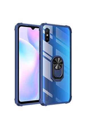 Xiaomi Redmi 9A Uyumlu Kılıf Mola Kapak Lacivert