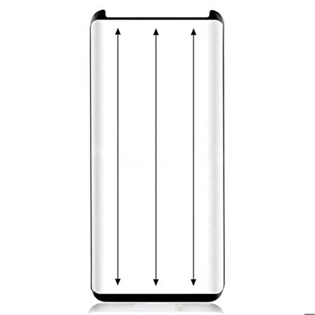 Samsung Galaxy Note 8 Uyumlu Kavisli Full Yapışkanlı Cam Ekran Koruyucu