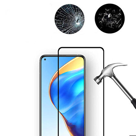 Xiaomi Mi 10T Pro 5G Uyumlu Kenarları Kırılmaya Dayanıklı Cam Ekran Koruyucu