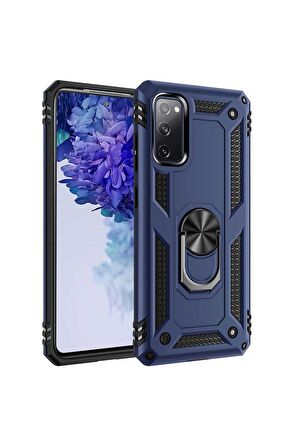 Samsung Galaxy S20 FE Uyumlu Kılıf Vega Kapak Mavi