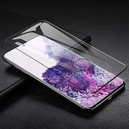 Samsung Galaxy S10 Plus Uyumlu Kavisli Full Yapışkanlı Cam Ekran Koruyucu