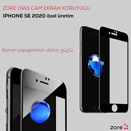 Apple iPhone SE 2020 Uyumlu Dias Cam Ekran Koruyucu