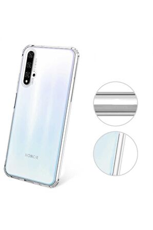 Huawei Nova 5T Uyumlu Kılıf Nitro Anti Shock Silikon