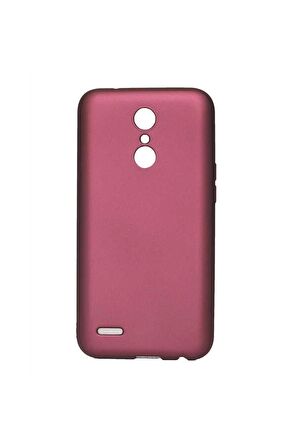 LG K8 2017 Uyumlu Kılıf Premier Silikon Kapak Mürdüm
