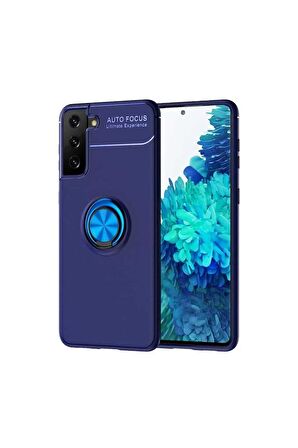 Samsung Galaxy S21 Plus Uyumlu Kılıf Ravel Silikon Kapak Mavi