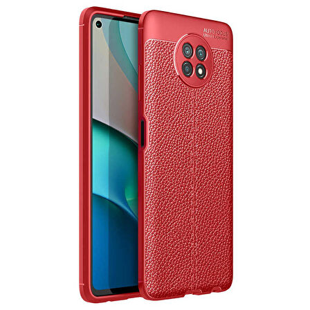Xiaomi Redmi Note 9T Uyumlu Kılıf Niss Silikon Kapak Kırmızı