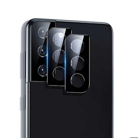 Samsung Galaxy S21 Plus Uyumlu Kamera Lens Koruyucu Cam Filmi