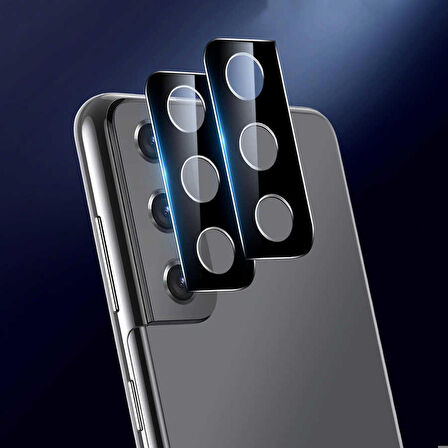 Samsung Galaxy S21 Ultra Uyumlu Kamera Lens Koruyucu Cam Filmi