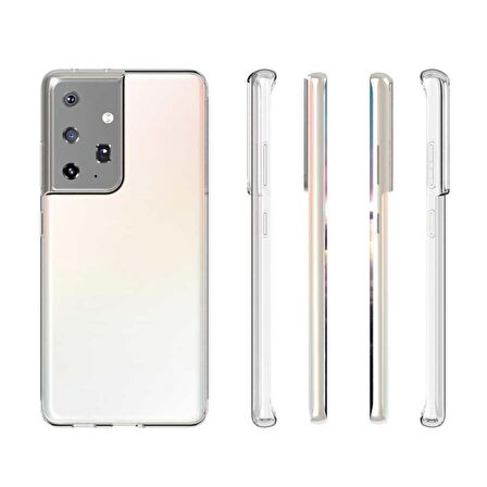 Samsung Galaxy S21 Ultra Uyumlu Kılıf Süper Silikon Kapak