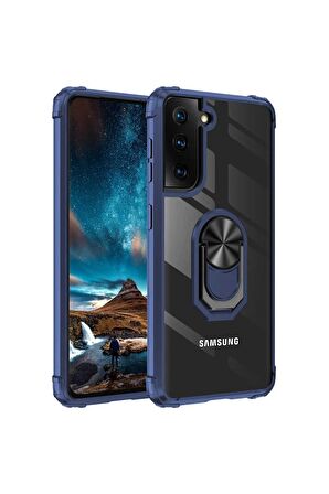 Samsung Galaxy S21 Uyumlu Kılıf Mola Kapak Lacivert
