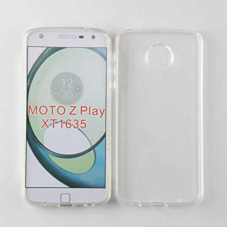 Lenovo Moto Z Play Uyumlu Kılıf Süper Silikon Kapak