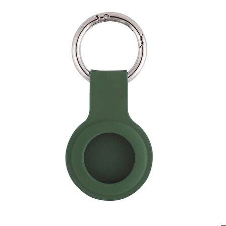 Airtag 01 Silikon Anahtarlık Yeşil