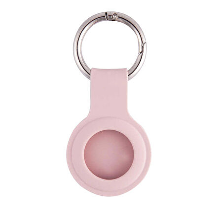 Airtag 01 Silikon Anahtarlık Açık Mor