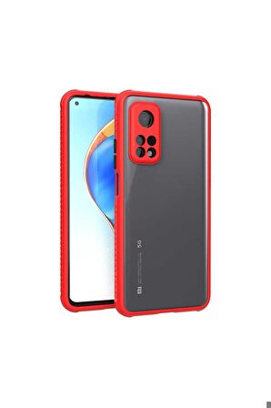 Xiaomi Mi 10T Pro 5G Uyumlu Kılıf Kaff Kapak Kırmızı